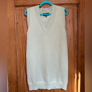 Mint Green Anthropologie sweater vest